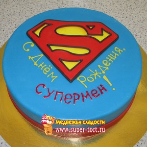 Торт Супермен